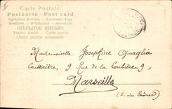 CPA Fantaisie Fleurs Annee 1904 
