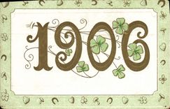 CPA Fantaisie Fleurs Annee 1906