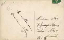 Vintage Postcard Fantasy Woman Year 1913 Horses