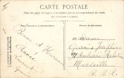 Vintage Postcard Fantasy Celendrier Flowers