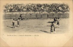 Postal Corrida Corrida de toros Suerte de Banderillas