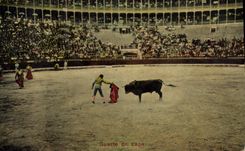 Postal Corrida Corrida de toros el descabello