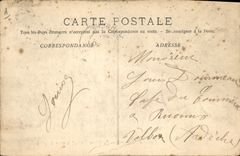 Postal Corrida Corrida de toros Nimes las arenas la puesta se murió