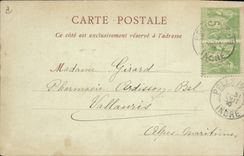 Postal Corrida Curso de toros Puestas de loa banderillas