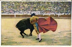 Postal Corrida Corrida de toros Veronica