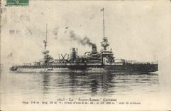 CPA Bateau de Guerre Le Saint Louis Cuirasse