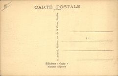 Vintage Postcard Warship the destroyer Storm