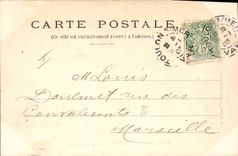 CPA Bateau de Guerre Toulon Le Hoche Cuirasse d'escadre 