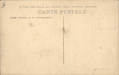 CPA Bateau de Guerre Tourville Ecole de canonnage 