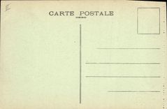 Vintage Postcard Warship Tourville Cruiser