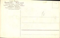 CPA Fantaisie Fleurs Poussin Paques 