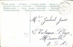 CPA Fantaisie Fleurs Poisson 1er Avril 