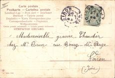 CPA Fantaisie Fleurs Enfants Chien 