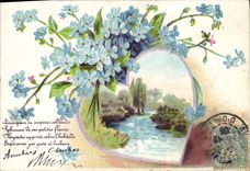 CPA Fantaisie Fleurs 