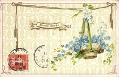 CPA Fantaisie Fleurs 