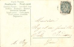 CPA Fantaisie Fleurs Trefles 