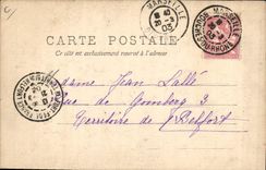 Vintage Postcard Willy the father of the Claudine