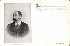 Vintage Postcard Émile Zola