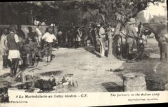 CPA Cheval Hippisme Equitation La Marechalerie au Camp Hindou Militaria 