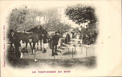 CPA Cheval Hippisme Equitation Le Tout Paris au Bois 