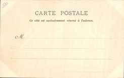 Postal Caballo Hípica Equitación Todo ello París a la Madera