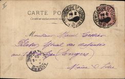 CARTE PHOTO Villeneuve St Georges Cheval Hippisme Equitation 