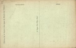 Postal Caballo Hípica Equitación París Vagada Armada del Hotel de los Inválidos Perro de Napoleón