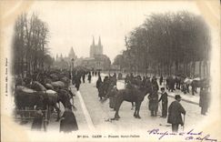 Vintage Postcard Horse Equestrian sports Horsemanship Caen Pits Saint-Julien