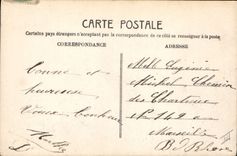 CPA Fantaisie Fleurs Printemps 1907 