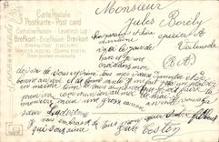 CPA Fantaisie Fleurs Annee 1905