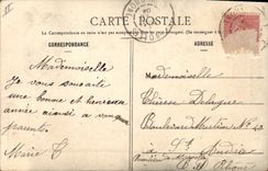 CPA Fantaisie Fleurs Annee 1905 Enfant Faucille