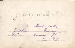 CPA Fantaisie Fleurs Annee 1905 Femme Laboureur