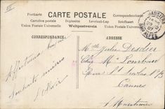 Vintage Postcard Fantasy Flowers Year 1908 Women