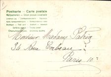 CPA Fantaisie Fleurs Annee 1905 Trefles