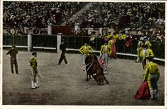 CPA Corrida Course de taureaux Muerte del toro 