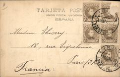 Postal Corrida Corrida de toros Cogida de Machaquito