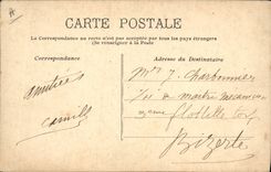 Postal Corrida Curso de toros Suerte de clavija