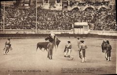 CPA Corrida Course de taureaux 