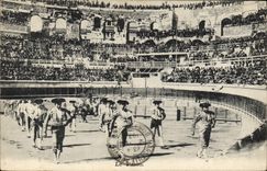 CPA Corrida Course de taureaux 