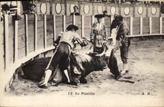 CPA Corrida Course de taureaux La Puntilla 