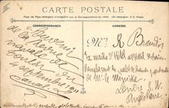 Vintage Postcard Warship Armours Guard Valmy dimensions