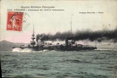 CPA Bateau de Guerre Verite Cuirasse 