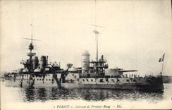 Vintage Postcard Warship Truth Armours of first rank