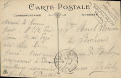 CPA Bateau de Guerre Dreadnoughts Vergniaud Cuirasse d'escadre 