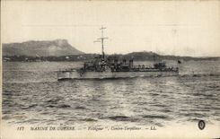 CPA Bateau de Guerre Voltigeur Contre torpilleur 