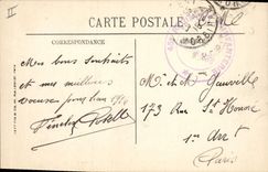 CPA Bateau de Guerre Dreadnought Vergniaud Cuirasse d'escadre 