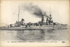 CPA Bateau de Guerre Verite Cuirasse d'escadre 