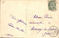 CPA Fantaisie Main Fleurs 