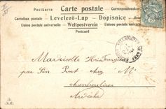 CPA Fantaisie Main Fleurs 