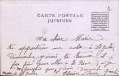 CPA Fantaisie Main Fleurs Colombe